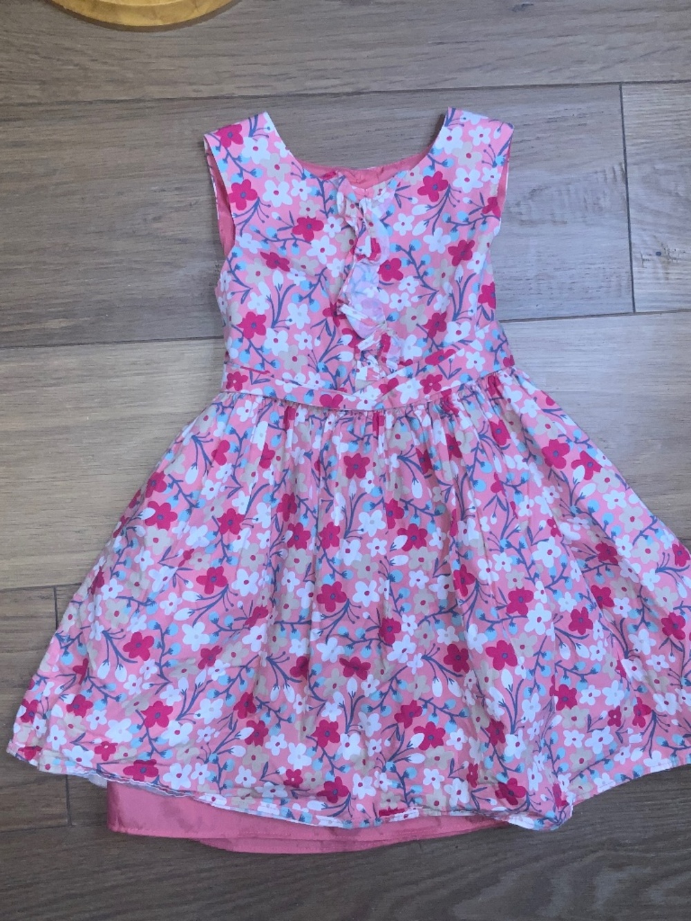Rocha Little Rocha Pink Flowered Dress Size 3-4